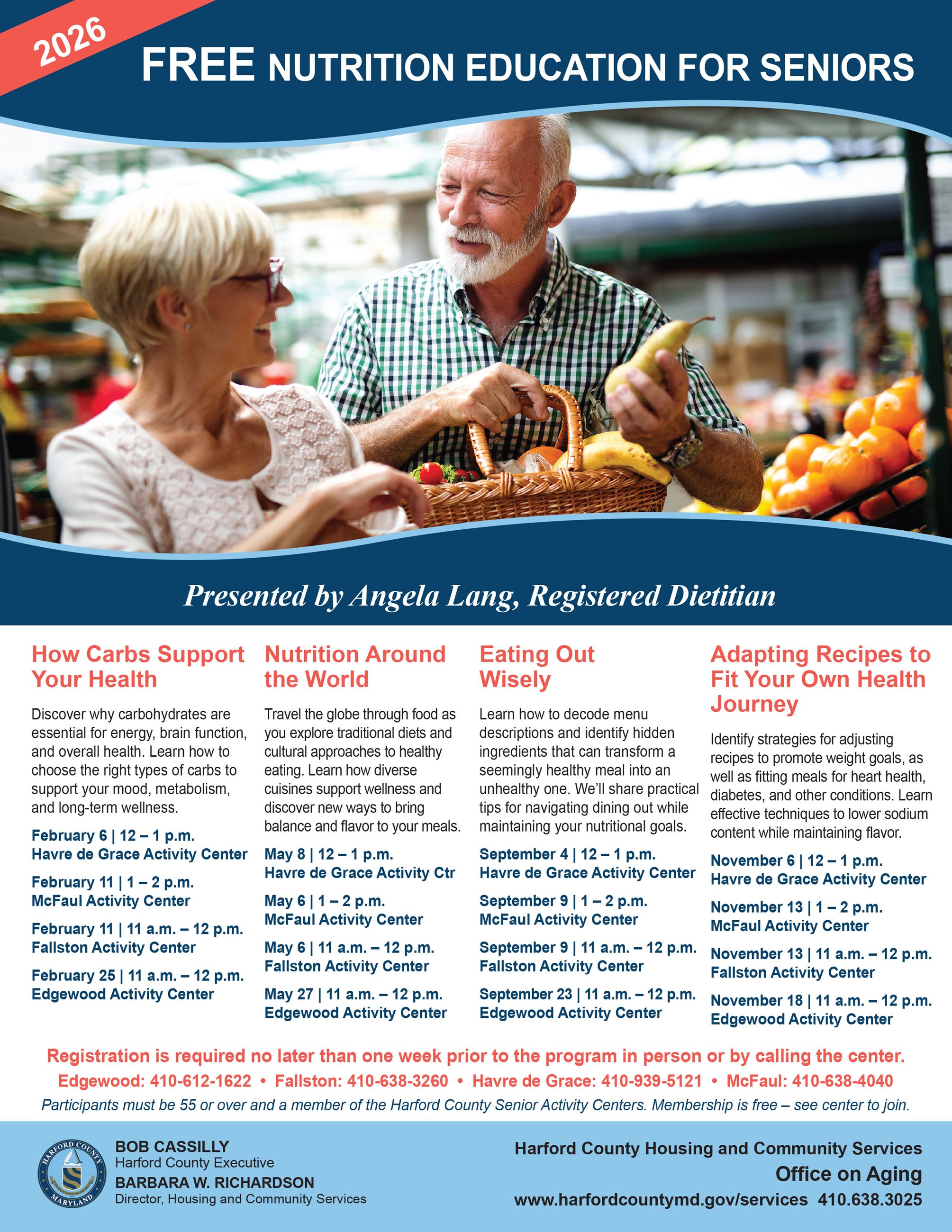 Office on Aging Nutrition Education 2026