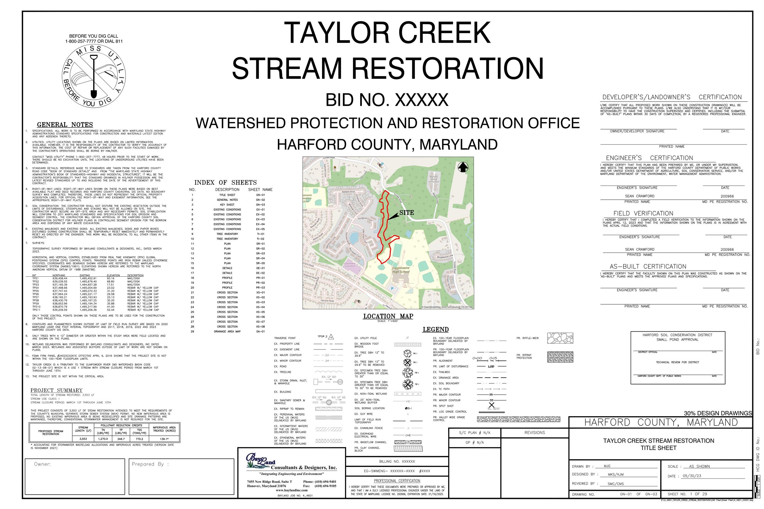 Pages from 2023-05-30 TAYLOR CREEK STREAM RESTORATION 30 PERCENT PLANS