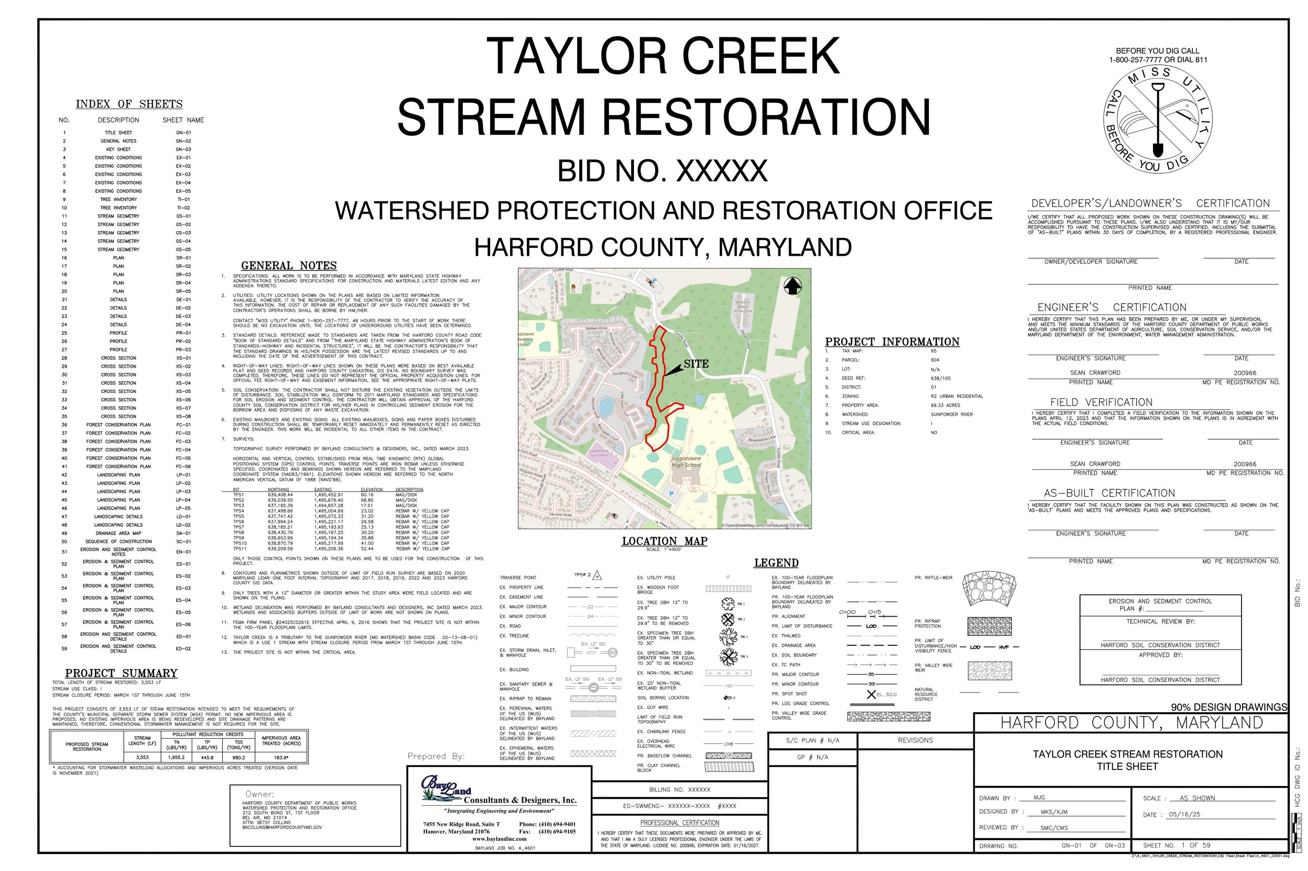 Pages from TAYLOR CREEK STREAM RESTORATION 90 DESIGN PLANS